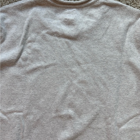 Men's GAP Gray Crewneck Sweater Soft Knit Pullover solid size large tall - Picture 7 of 7